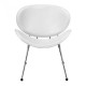 Silla ocasional marca Zuo modelo Match color blanco / 100102 - Envío Gratuito