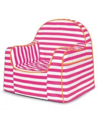 PKFFLRRS Sillon individual de lineas-Rosa - Envío Gratuito