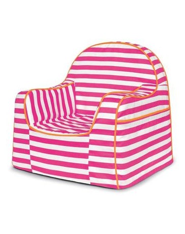 PKFFLRRS Sillon individual de lineas-Rosa - Envío Gratuito