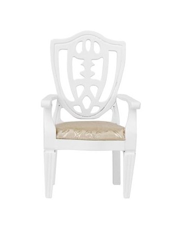 Generic Casa De Muñecas En Miniatura De La Decoración De Madera Juguete De Los Muebles Sillón Modelo Blanco - Envío Gratuito