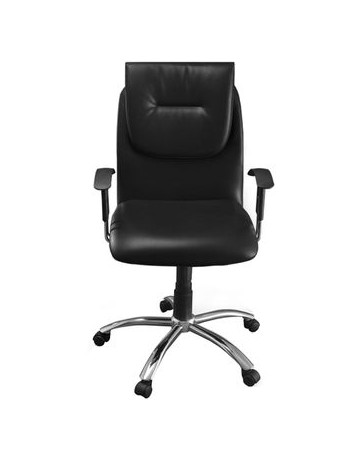 Sillón Semi Ejecutivo Status - Tactopiel Negro - Envío Gratuito