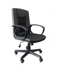 Sillón Ejecutivo Económico en Color Negro Mod. JM-6054 - Envío Gratuito