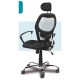 Silla sillon Ejecutivo Respaldo Alto En Malla Y Base Cromada B - Envío Gratuito