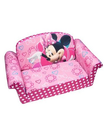 Sofa Cama Infantil Sillon Niña Minnie Mouse - Envío Gratuito