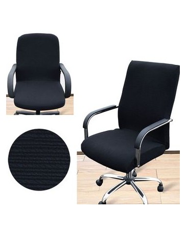 Oficina Funda de Silla Giratoria Cubierta de Silla Sillón Cremallera lateral M - Envío Gratuito