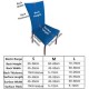 Oficina Funda de Silla Giratoria Cubierta de Silla Sillón Cremallera lateral M - Envío Gratuito