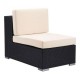 Sillon individual para exterior marca Zuo modelo Cartagena sin brazos - espresso / 703656 - Envío Gratuito