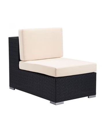 Sillon individual para exterior marca Zuo modelo Cartagena sin brazos - espresso / 703656 - Envío Gratuito