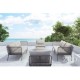 Sillon individual para exterior marca Zuo modelo Pier sin brazos - gris / 703787 - Envío Gratuito