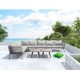 Sillon individual para exterior marca Zuo modelo Pier sin brazos - gris / 703787 - Envío Gratuito