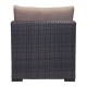 Sillon individual para exterior marca Zuo modelo Bocagrande - cafe / 701624 - Envío Gratuito