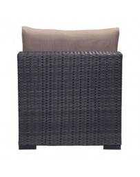 Sillon individual para exterior marca Zuo modelo Bocagrande - cafe / 701624 - Envío Gratuito