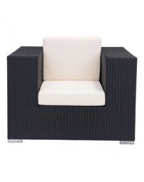 Sillon individual para exterior marca Zuo modelo Cartagena con brazos - espresso / 703654 - Envío Gratuito