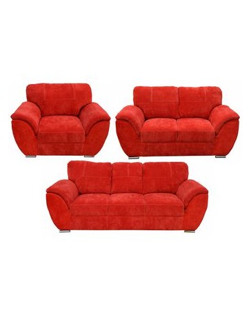 Sala Moderna Pekin Fabou Muebles Roja - Envío Gratuito