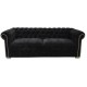 Sofa Capitonado Olimpo Fabou Muebles - Negro - Envío Gratuito