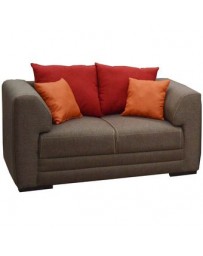 Love Seat Moderno One Fabou Muebles - Cafe - Envío Gratuito