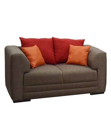 Love Seat Moderno One Fabou Muebles - Cafe - Envío Gratuito