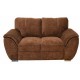 Love Seat Moderno Pekin Fabou Muebles - Cocoa - Envío Gratuito