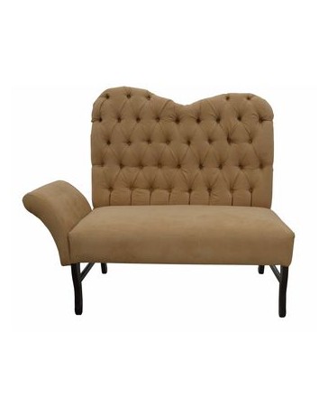 Sillon Capitonado Kaia Fabou Muebles - Beige - Envío Gratuito