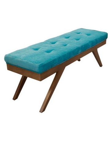 Banca Botonada Beyee Fabou Muebles - Aqua - Envío Gratuito