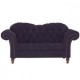 Love Seat Keiä Retro Vänha-Purpura Terciopelo - Envío Gratuito