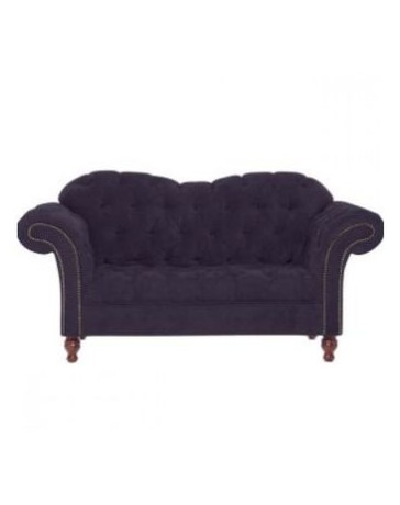 Love Seat Keiä Retro Vänha-Purpura Terciopelo - Envío Gratuito