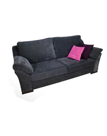 Sofa Mueblemoda Alabath-Negro - Envío Gratuito