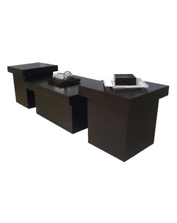 Mesa Mueblemoda Esparta-Chocolate - Envío Gratuito