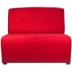 Sillón Love Seat, Vintage Home Designe, Zara, Tapizado en Tela Tipo Lino Relleno Hule Espuma- Multicolor