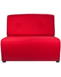 Sillón Love Seat, Vintage Home Designe, Zara, Tapizado en Tela Tipo Lino Relleno Hule Espuma- Multicolor - Envío Gratuito