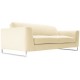 Sofá Love Seat Soleto Suede - Amarillo - Envío Gratuito