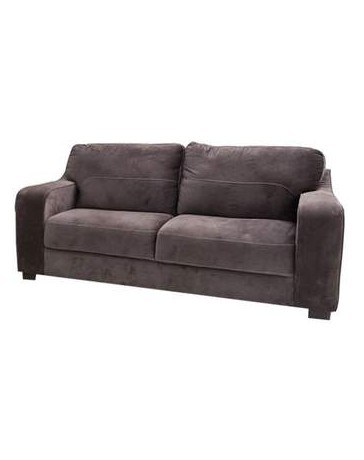 Sofa Gabo tapizado en velvet gris - Envío Gratuito