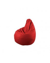 Sillón Puff tipo Pera Puff-1002 Lunics-Rojo - Envío Gratuito