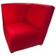 Sillón Esquinero, Vintage Home Designe, Zara, Tapizado en Tela Tipo Lino- Multicolor