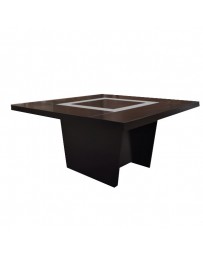 Mesa Dubai para 8 Sillas Choco Cebrado - Envío Gratuito