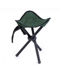 EH Silla plegable portátil de viaje / Taburete para acampar al aire libre Pesca SenderismoVerde - Envío Gratuito