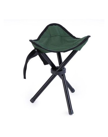 EH Silla plegable portátil de viaje / Taburete para acampar al aire libre Pesca SenderismoVerde - Envío Gratuito