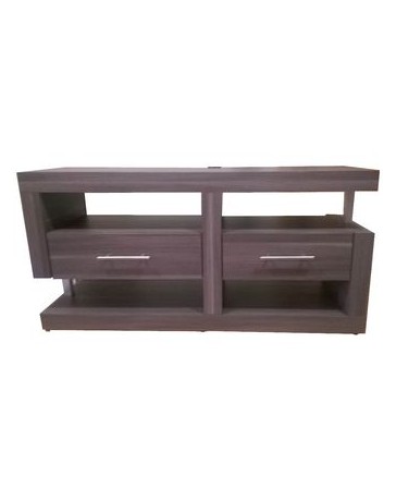 Mesa de Tv, Minimalista, Moderno, Elegante y con Mucho Espacio. Color Gris - Envío Gratuito