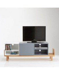 Mueble TV-The H design-Pilu Mueble TV estilo moderno-blanco - Envío Gratuito