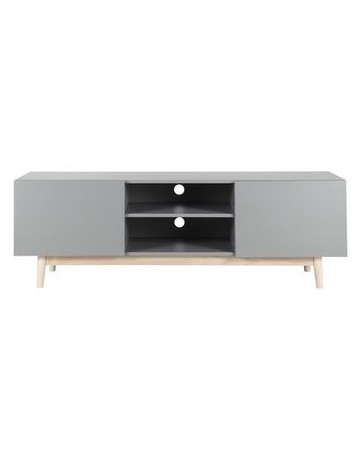 Mueble TV-The H design-Mueble TV estilo escandinavo-Gris Oxford - Envío Gratuito