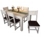 Comedor para 6 personas Azalea-Beige Patinado Vintague - Envío Gratuito