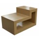 Mesa De Centro Zander Fabou Muebles - Beige - Envío Gratuito