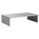 Mesa de centro rectangular marca Zuo modelo Novel - Acero 100083 - Envío Gratuito