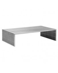 Mesa de centro rectangular marca Zuo modelo Novel - Acero 100083 - Envío Gratuito