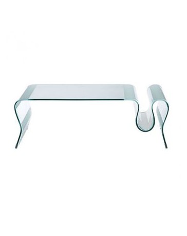 Mesa de centro marca Zuo modelo Discovery - cristal templado / 404102 - Envío Gratuito