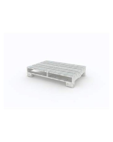 Mesa de Centro Pallets M1-Blanco - Envío Gratuito