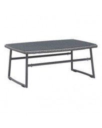 Mesa de centro para jardin marca Zuo modelo Ingonish - gris / 703531 - Envío Gratuito