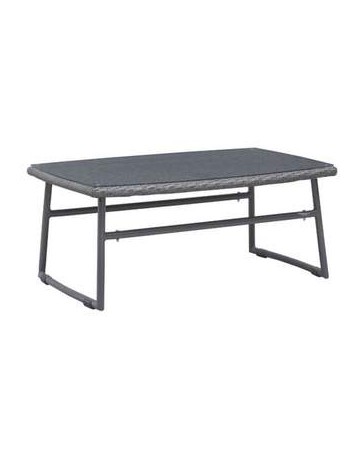 Mesa de centro para jardin marca Zuo modelo Ingonish - gris / 703531 - Envío Gratuito