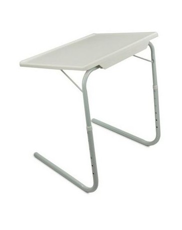 Mesa Plegable Multiusos Table Mate II 18 Posiciones Ajustables 121 Altura Y Angulo Ajustable Escritorio -Blanca - Envío Gratuito