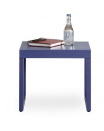 Mesa De Sala Lateral CREA Muebles MSQ4az Moderno-Azul Berry - Envío Gratuito